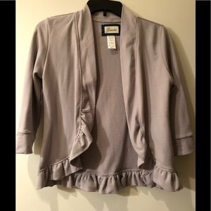 ⛵️4/$20 Cute comfy grey jacket/cardigan